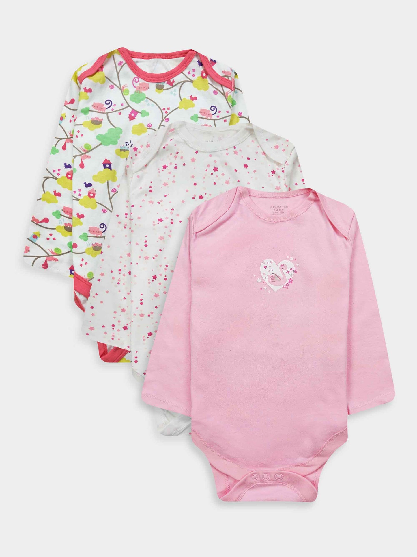 Baby 3 Pack L/S Bodysuits
