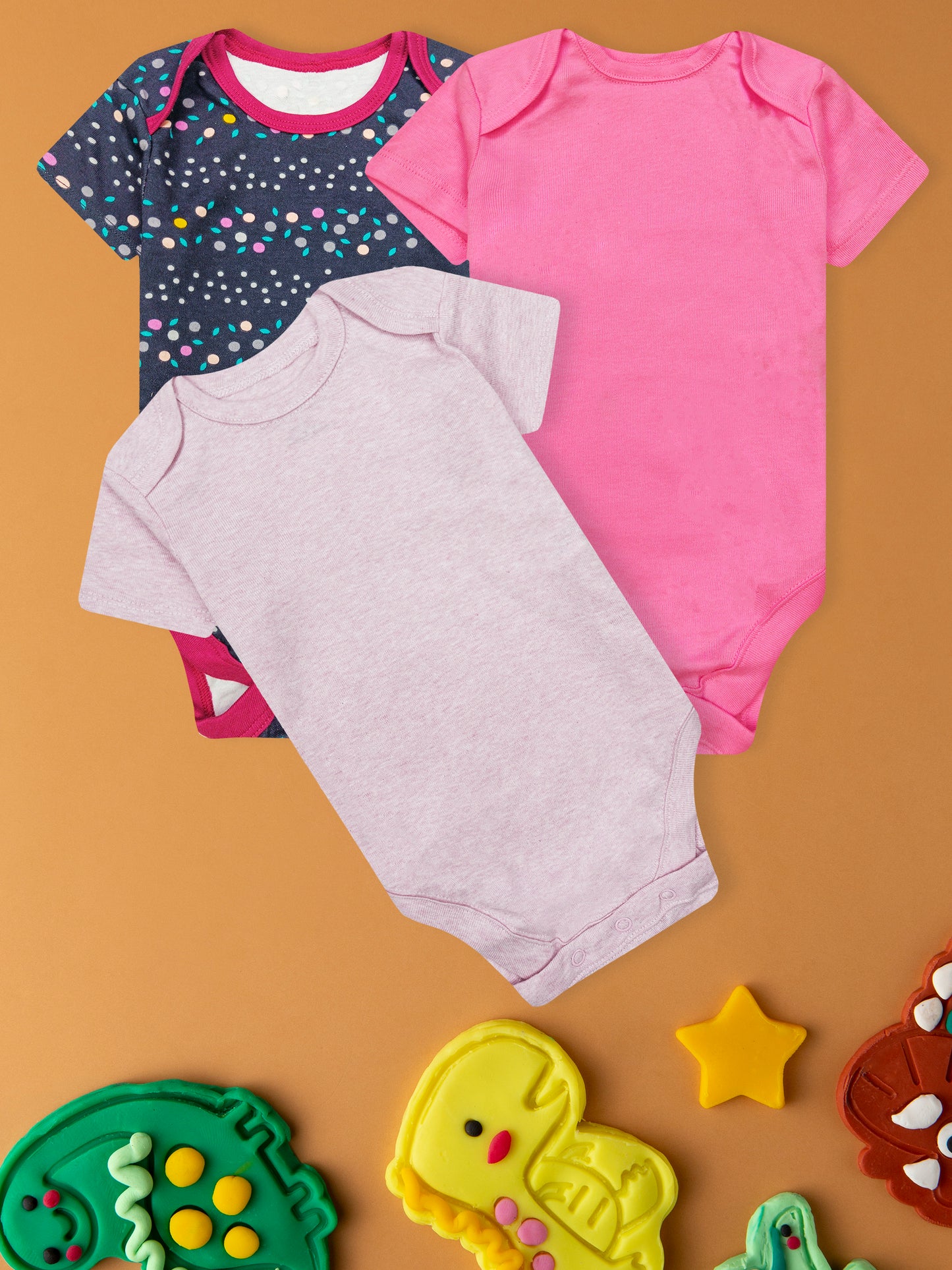 Baby 3 pack S/S Bodysuits | Boys and Girls