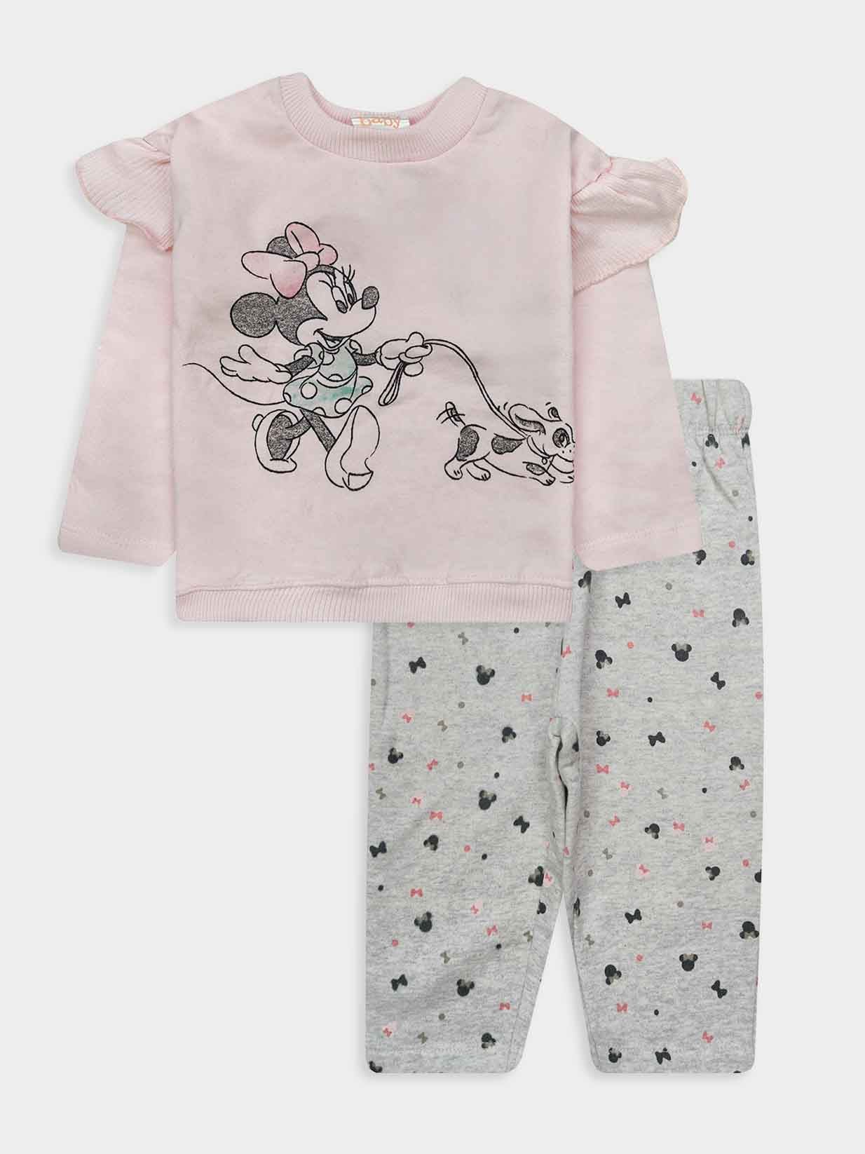 Baby Girls Fleece 2 Pc Outerwear Set