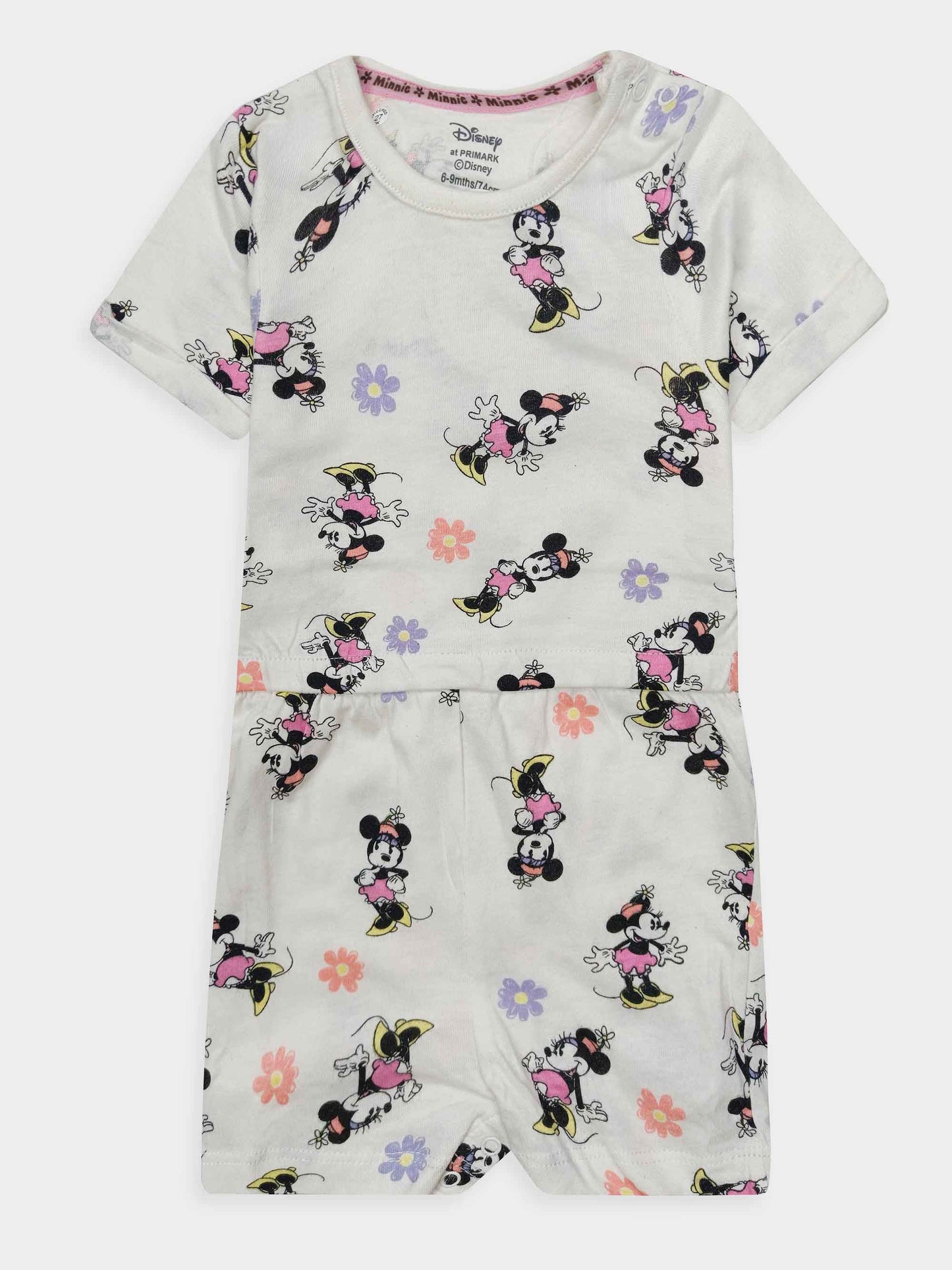 Baby Girls Printed Dungaree