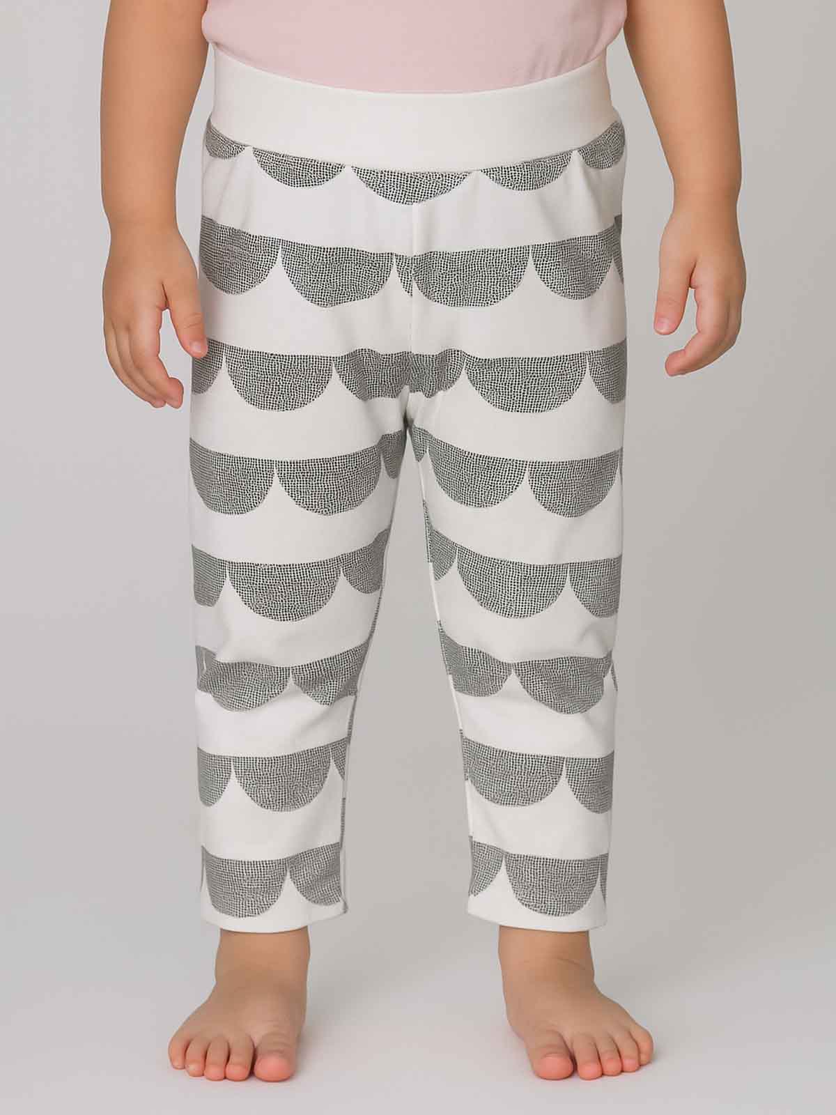 Baby Stretch Knit Pant Off White