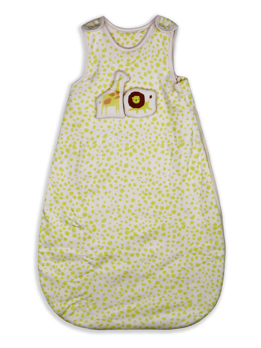 Baby Quilted Sleeping Bag Yellow AOP
