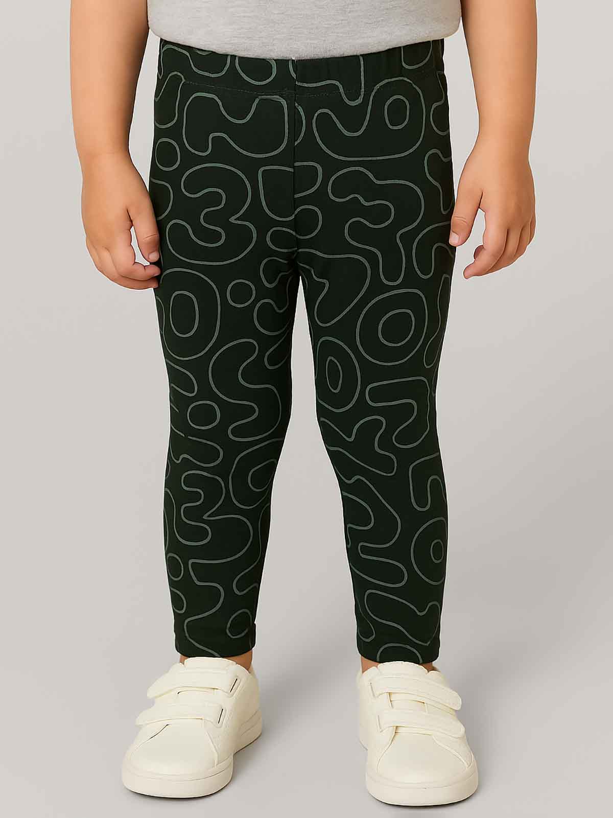 Baby Girls Stretch Legging AOP