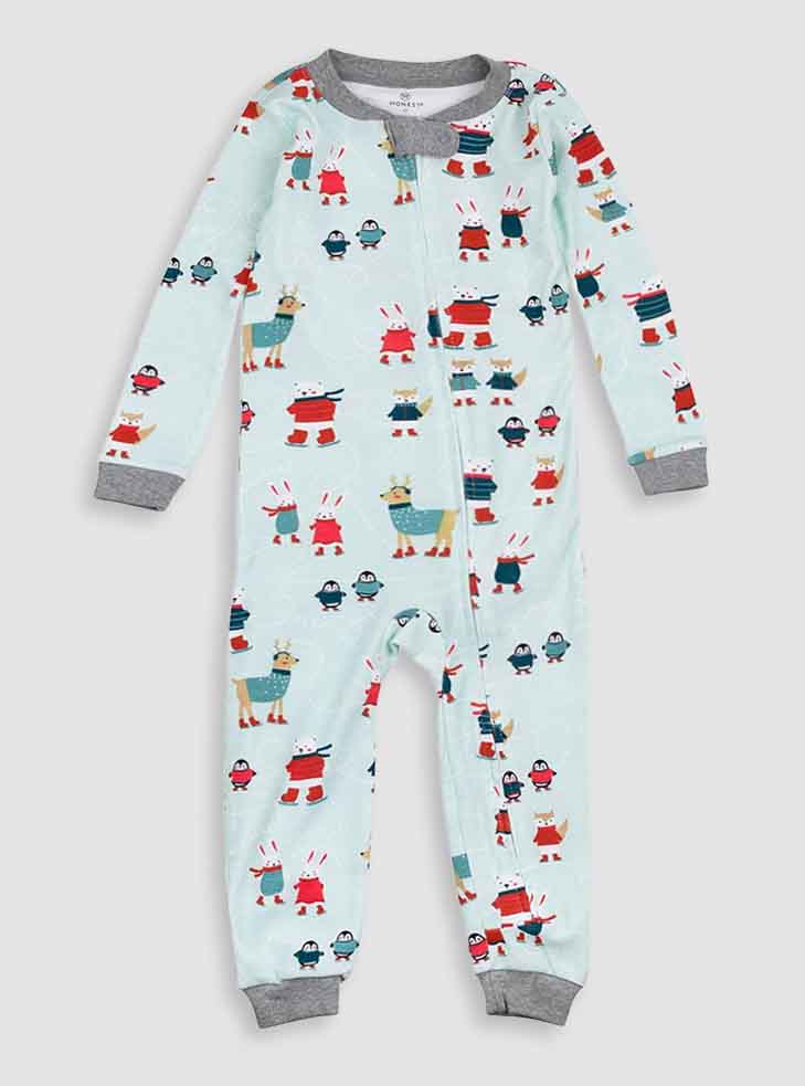 Baby Boys Printed Coveralls