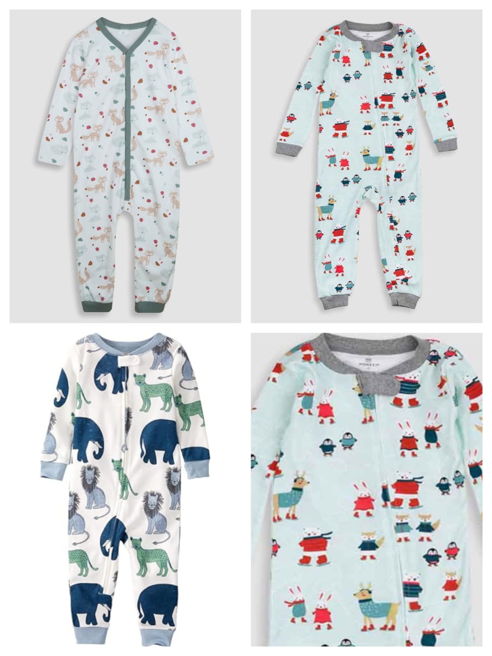 Baby Boys Printed Coveralls