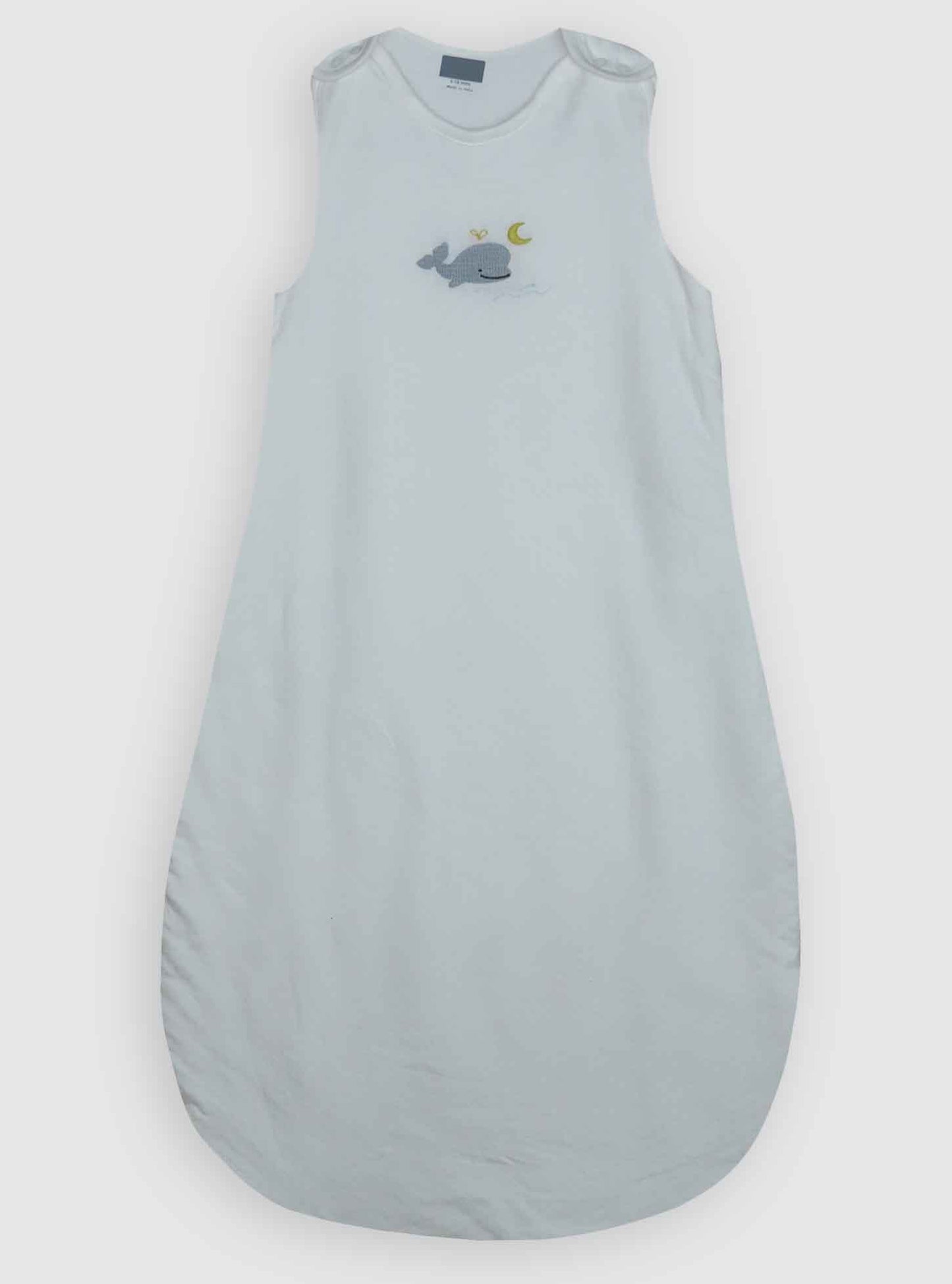 Baby Sleeveless Sleeping Bag Whale Embroid
