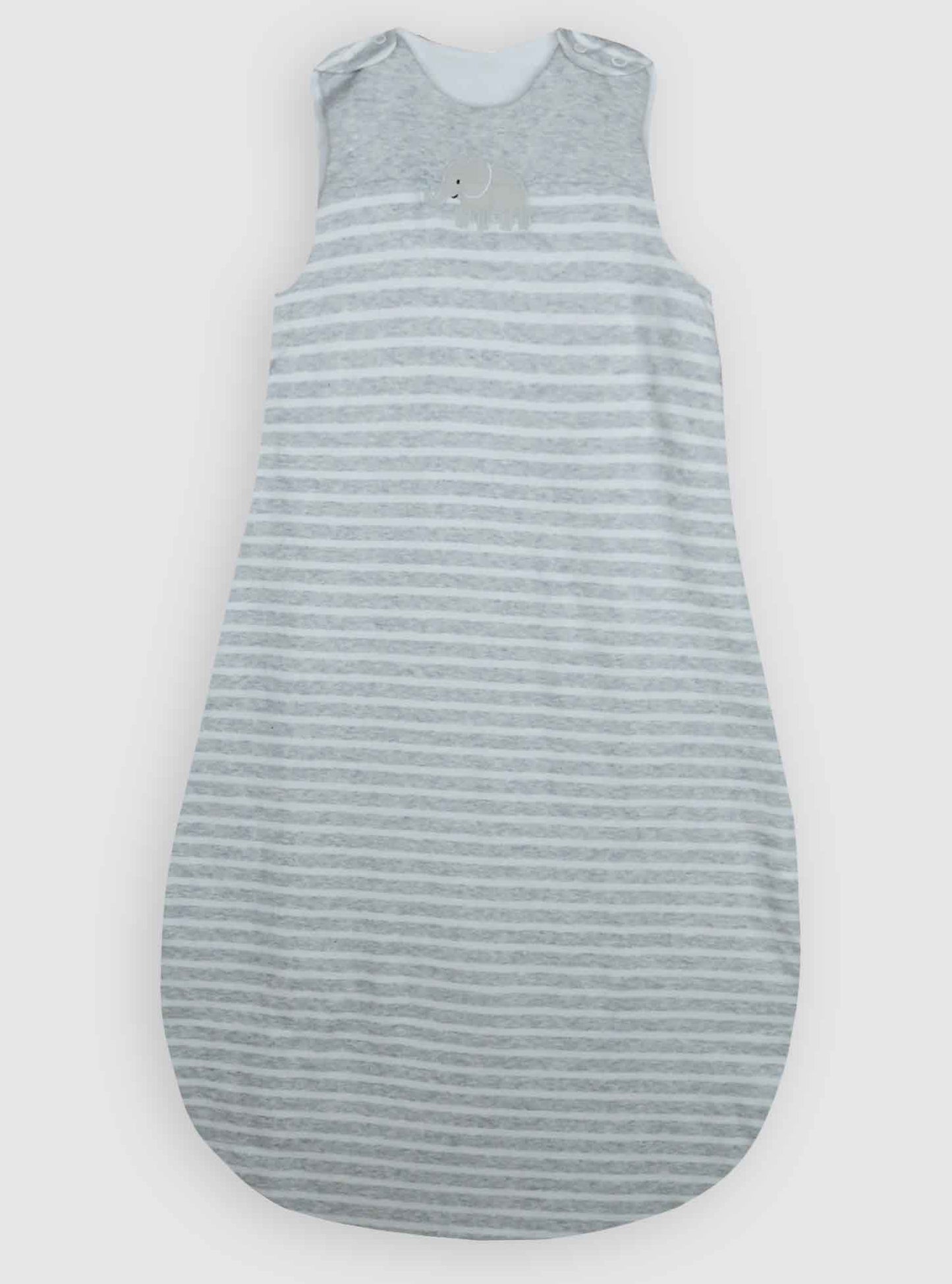 Baby Sleeveless Sleeping Bag Grey Striped
