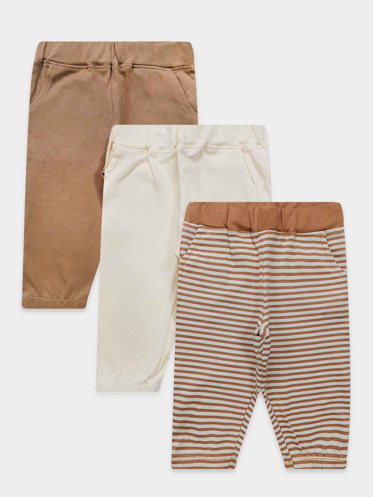 Baby 3 Pack Knit Pants