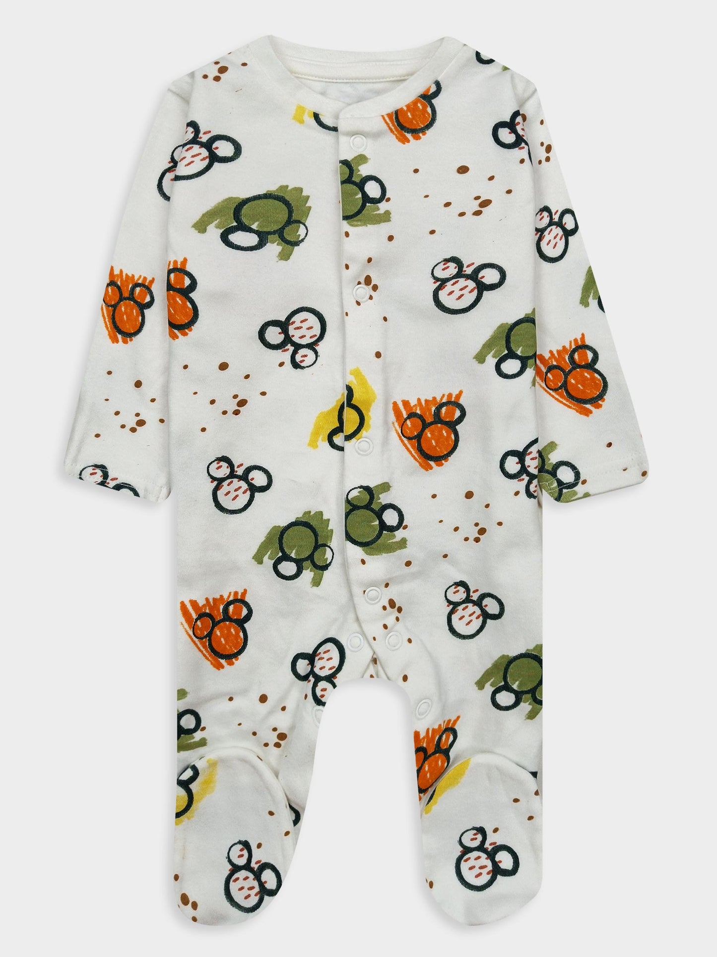 Baby 3Pk Sleepsuits Character Brands