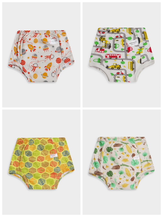 Kids Padded Underwear Mixed