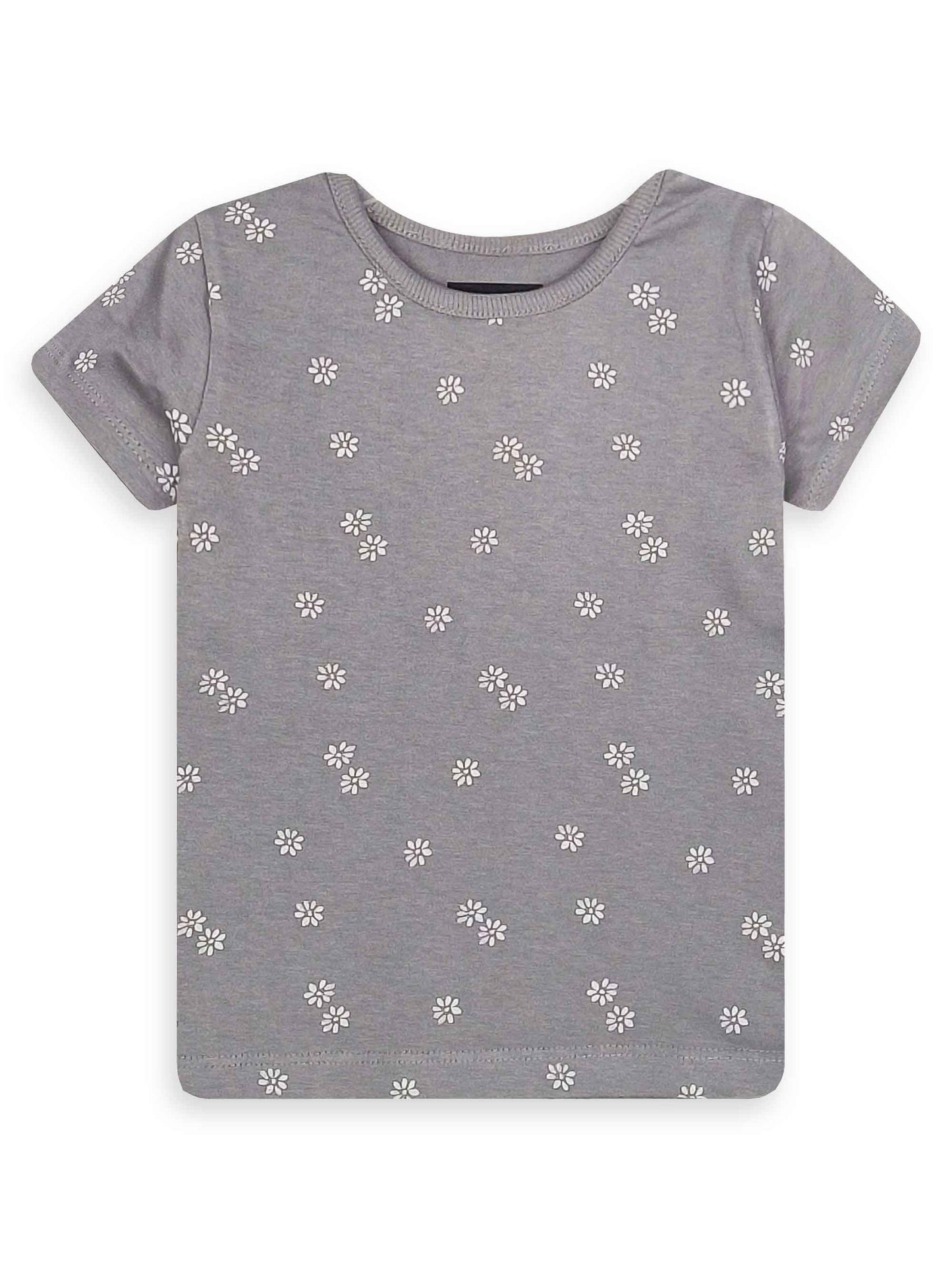 Baby Girls Printed Grey Top