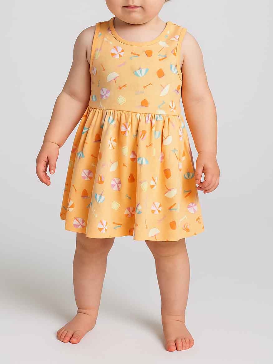 Baby Girls Sleeveless Knit Dress