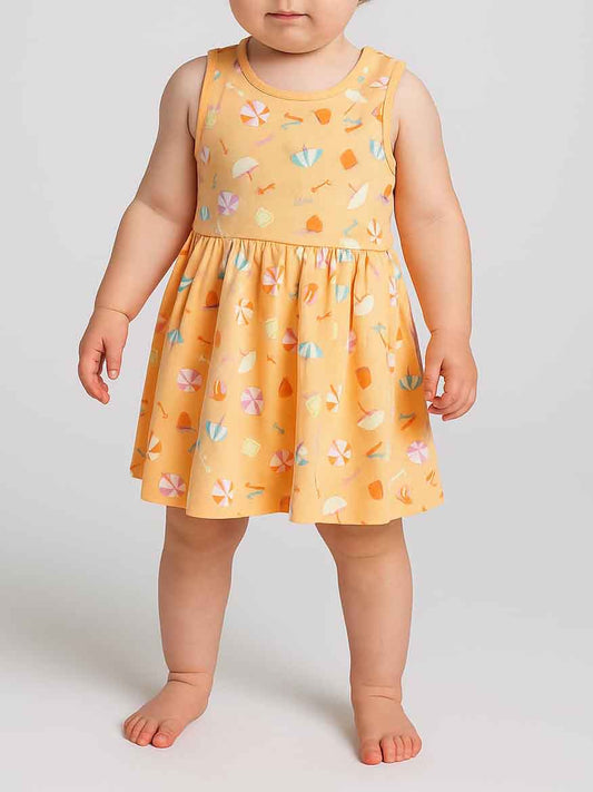 Baby Girls Sleeveless Knit Dress