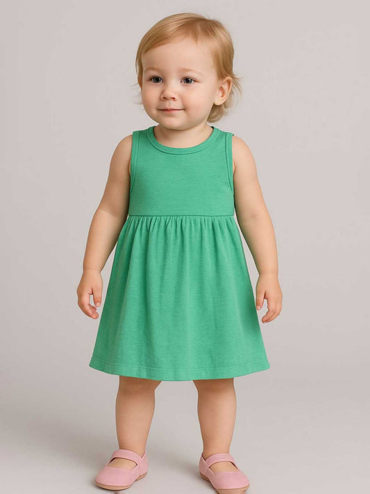 Baby Girls Sleeveless Knit Dress