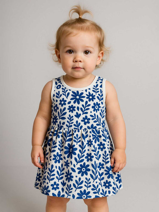 Baby Girls Sleeveless Knit Dress