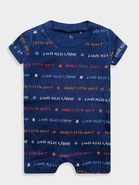 Baby Boy Letter Printed Playsuits