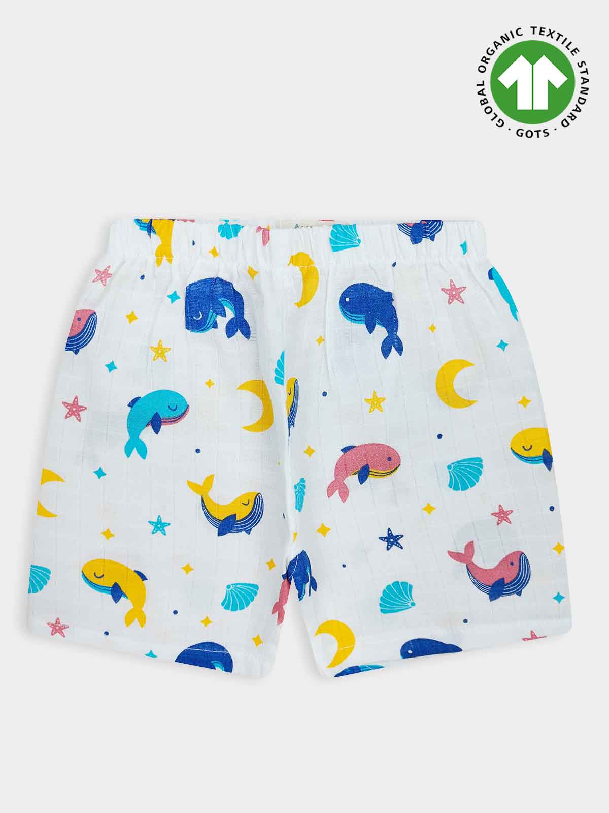 Baby Muslin Jabla Shorty Set
