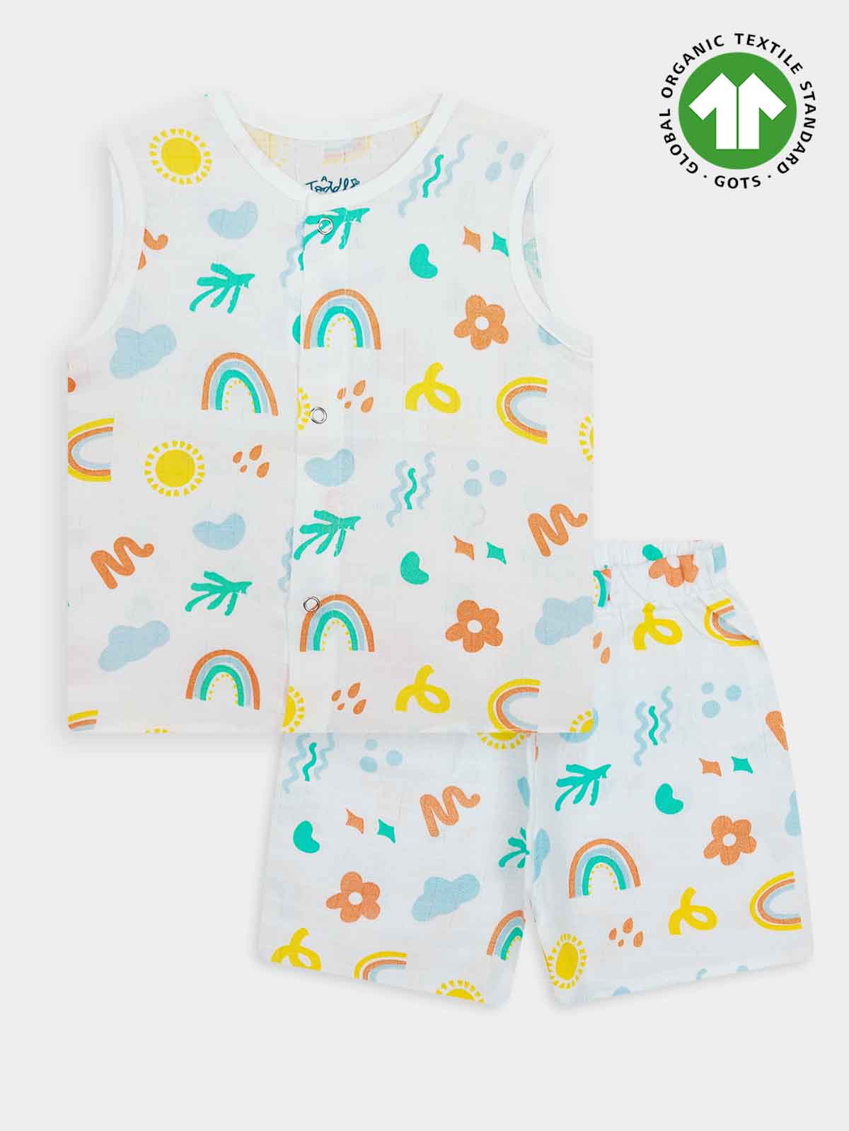 Baby Muslin Jabla Shorty Set