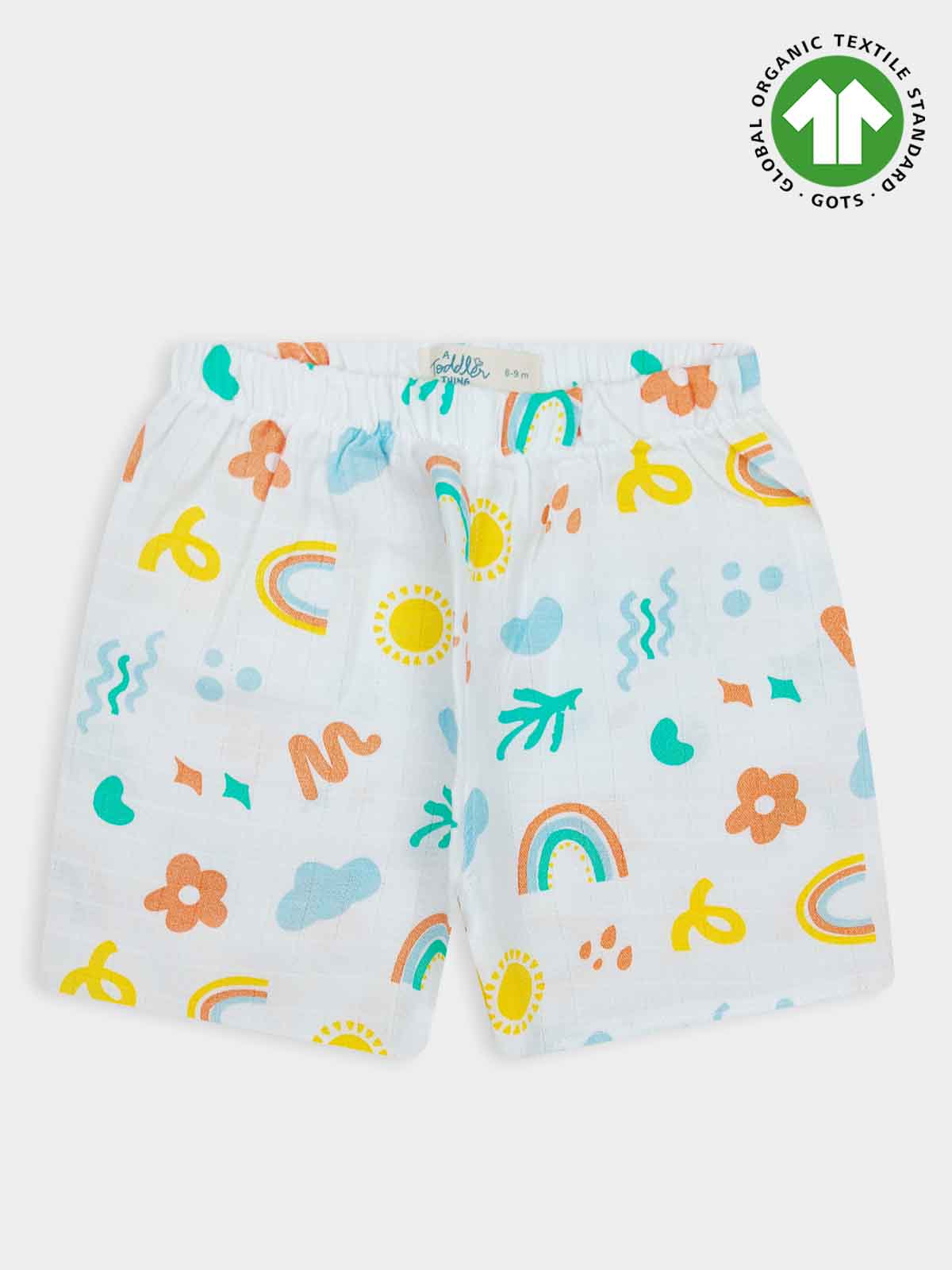 Baby Muslin Jabla Shorty Set