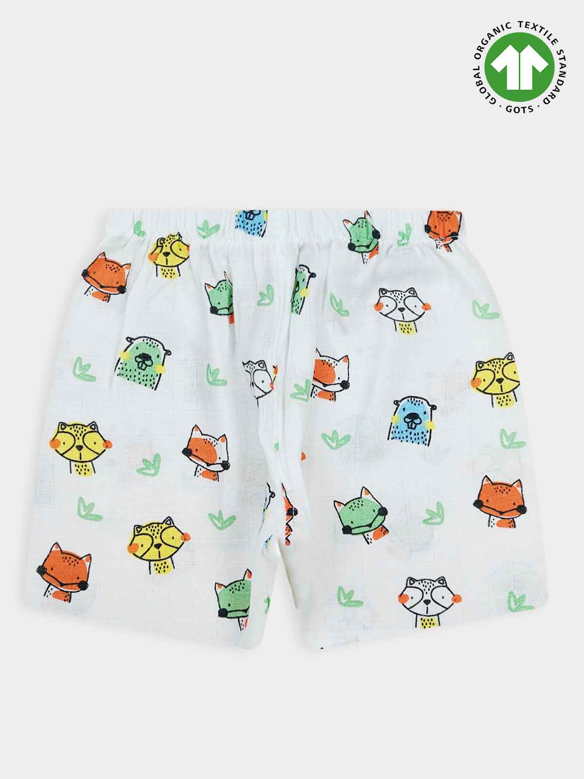 Baby Muslin Jabla Shorty Set