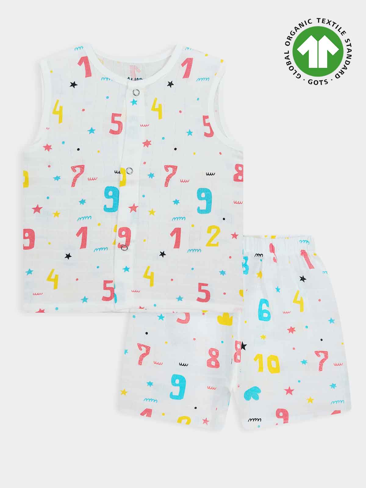 Baby Muslin Jabla Shorty Set
