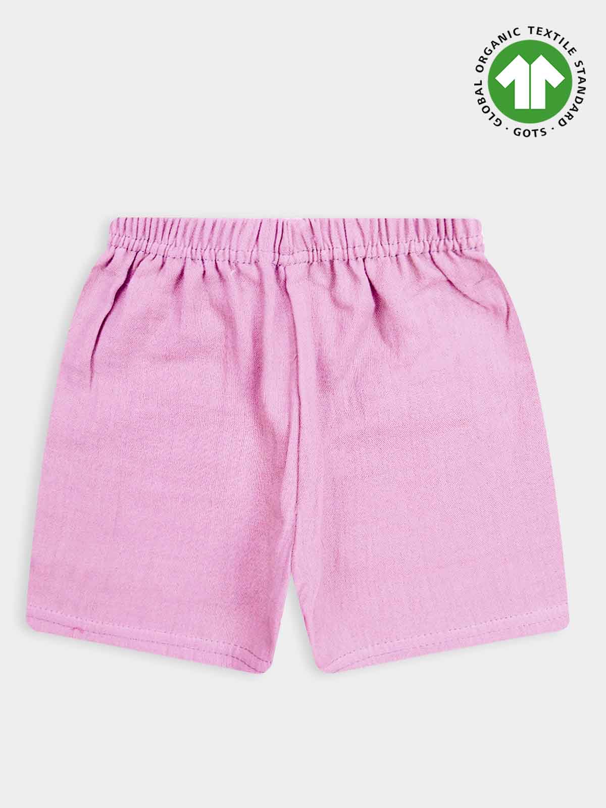 Baby Girls Co-Ord Shorty Set Pink