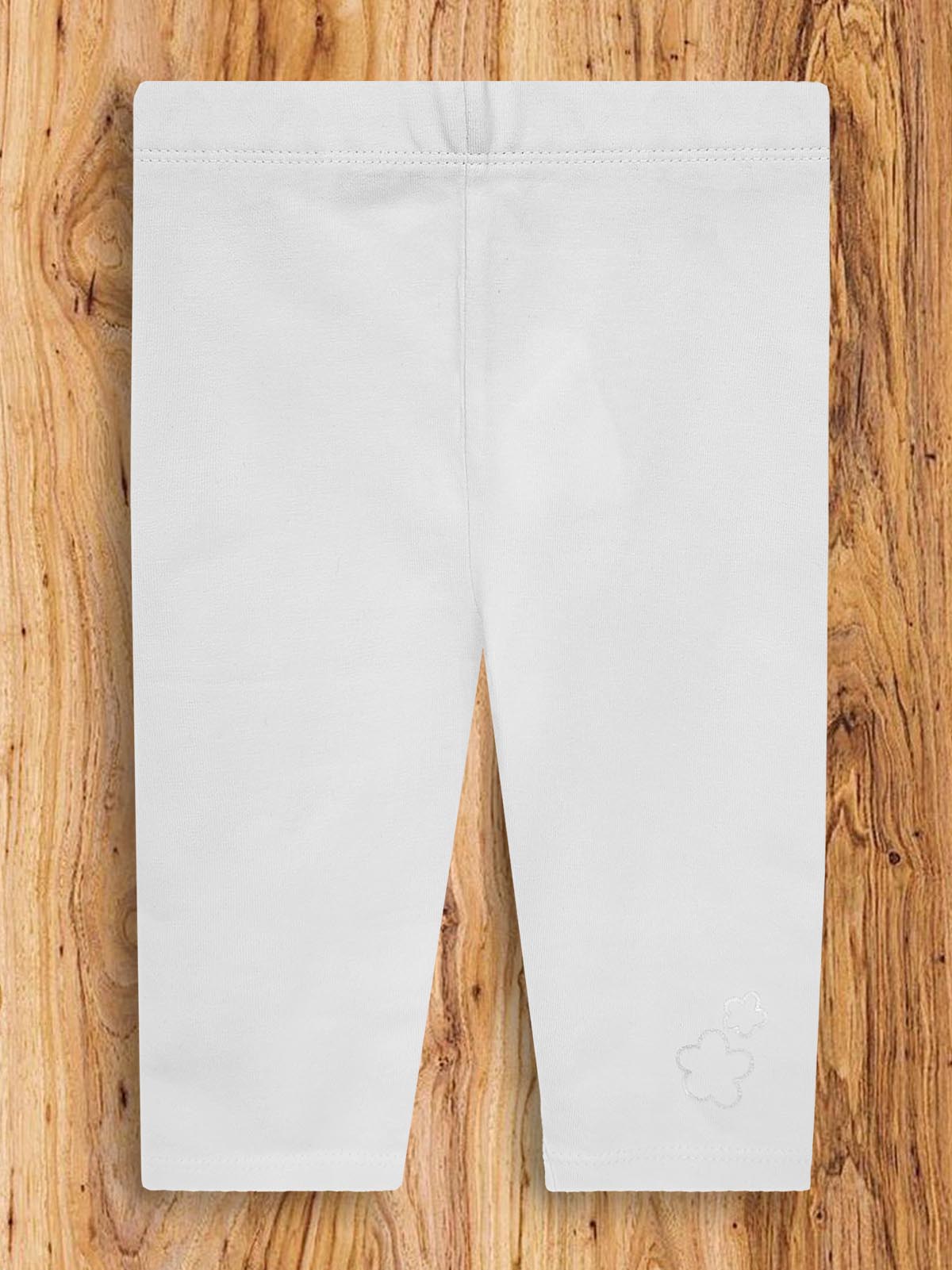 Baby Stretch White Capri