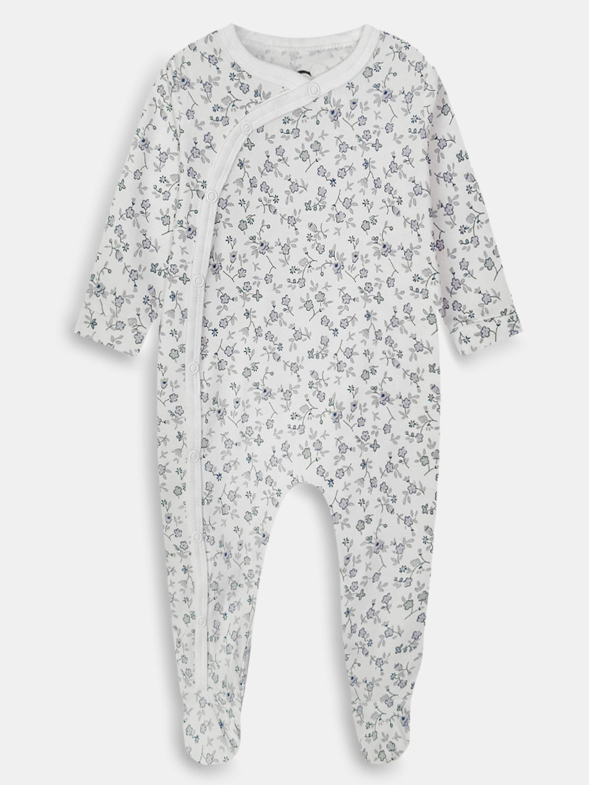 Baby Kimono Sleepsuits Pack Of 3 Mixed