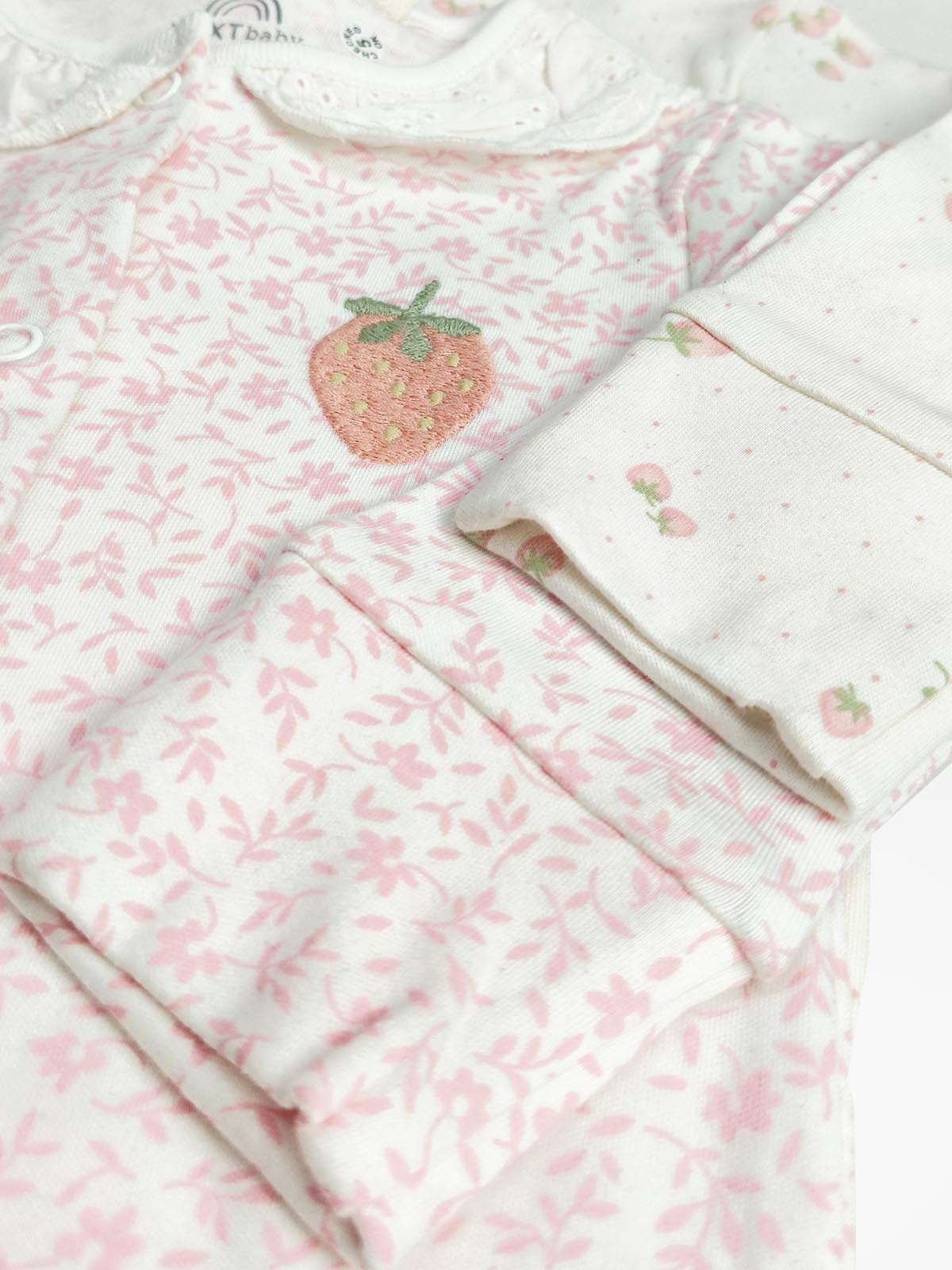 Baby Sleepsuits Pack Of 3 Mixed