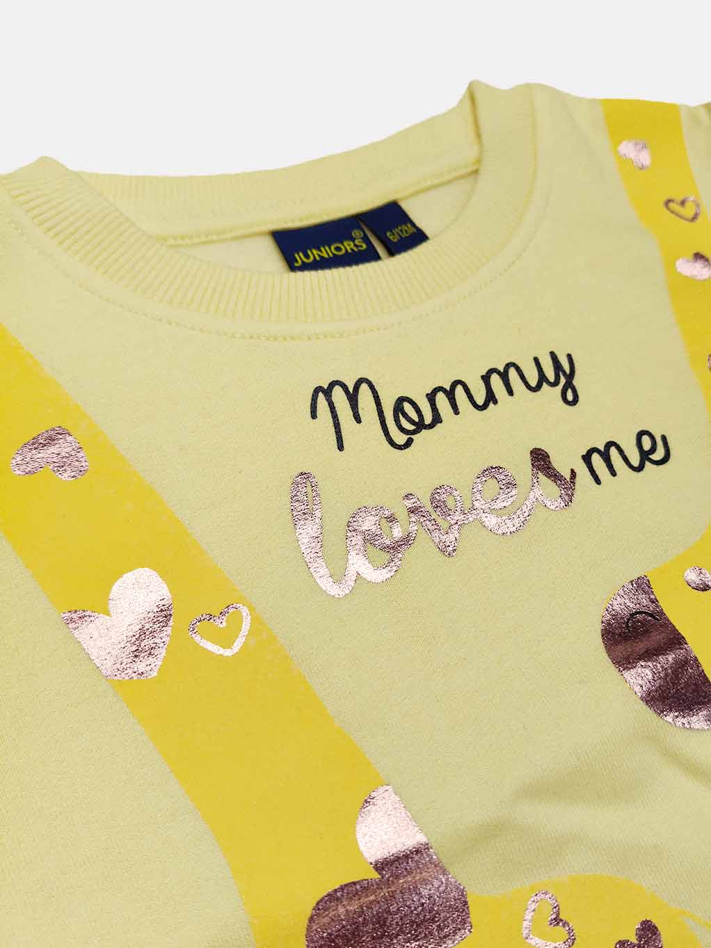 Baby Girls Foil Printed Pullover