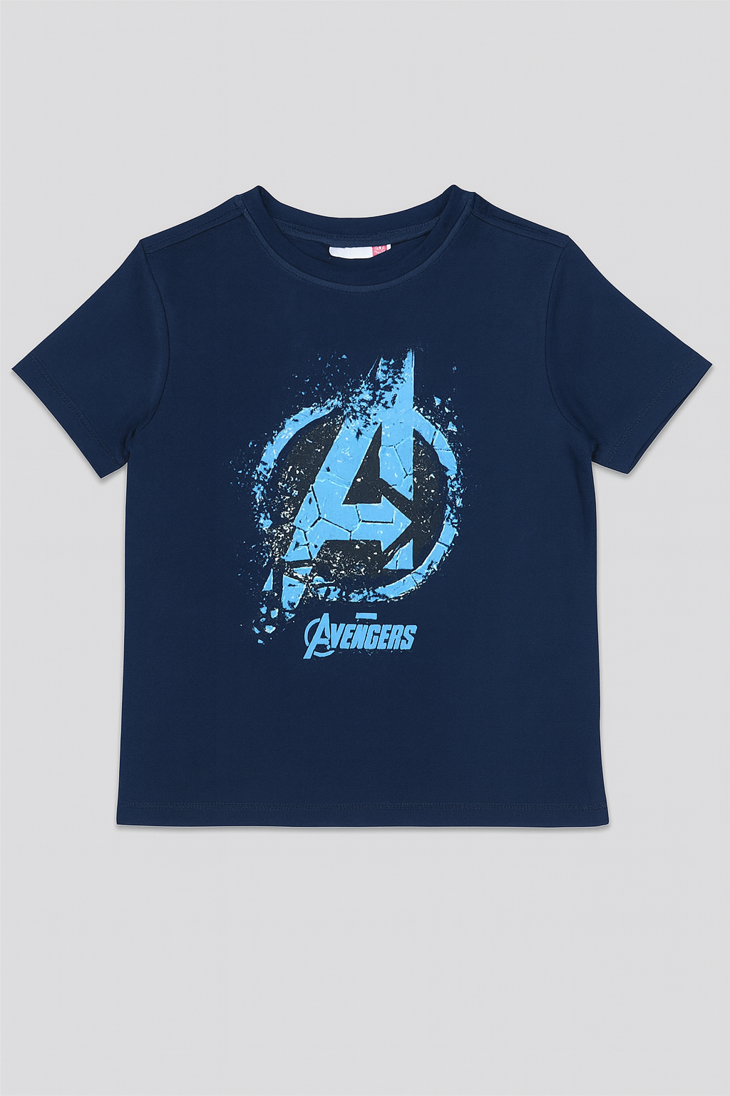 Boys Printed T Shirt Navy