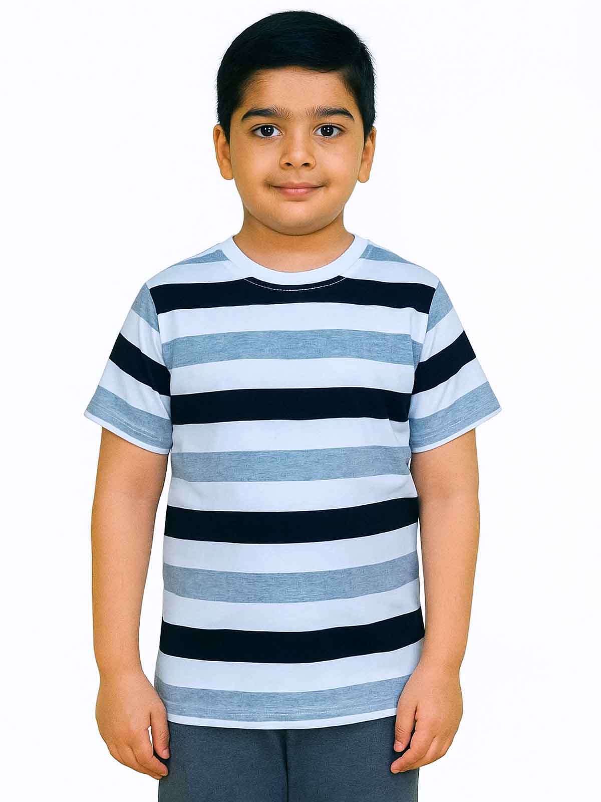 Boys Multi Striped T Shirt