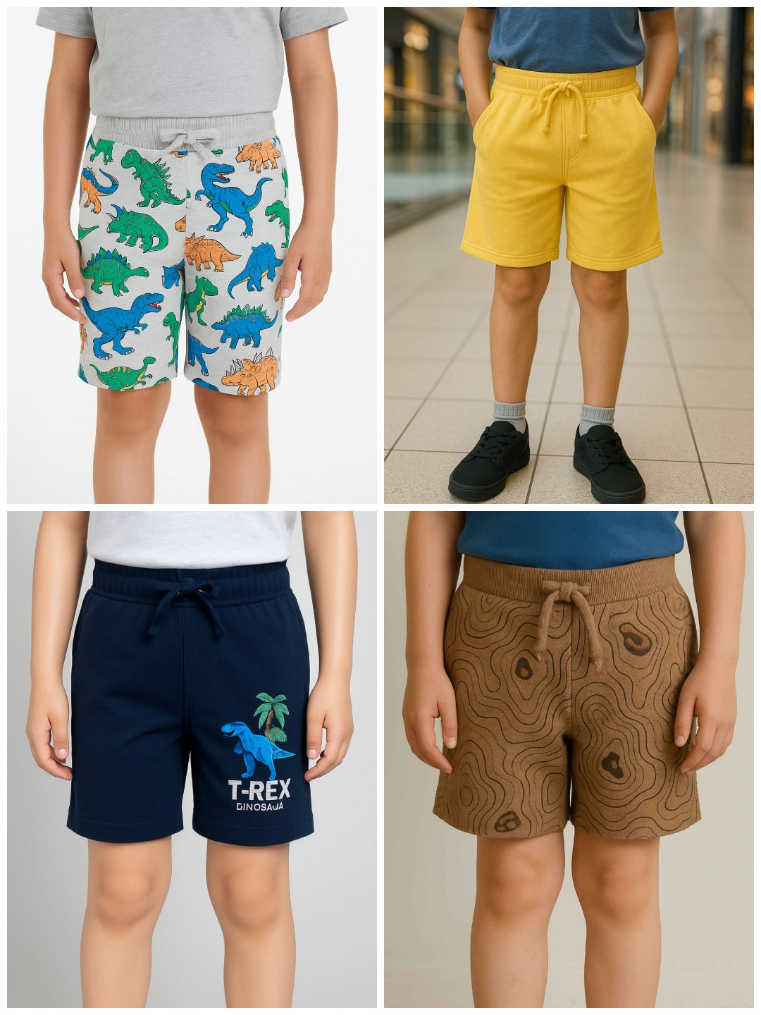 Boys French Terry Shorts Mixed