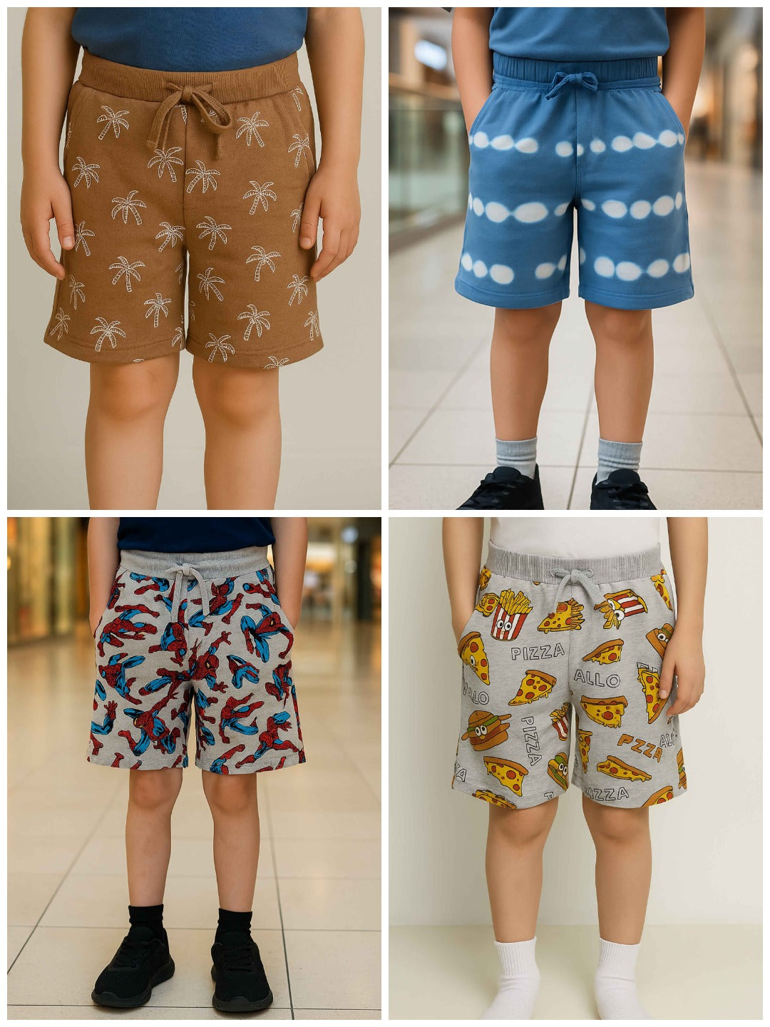 Boys French Terry Shorts Mixed