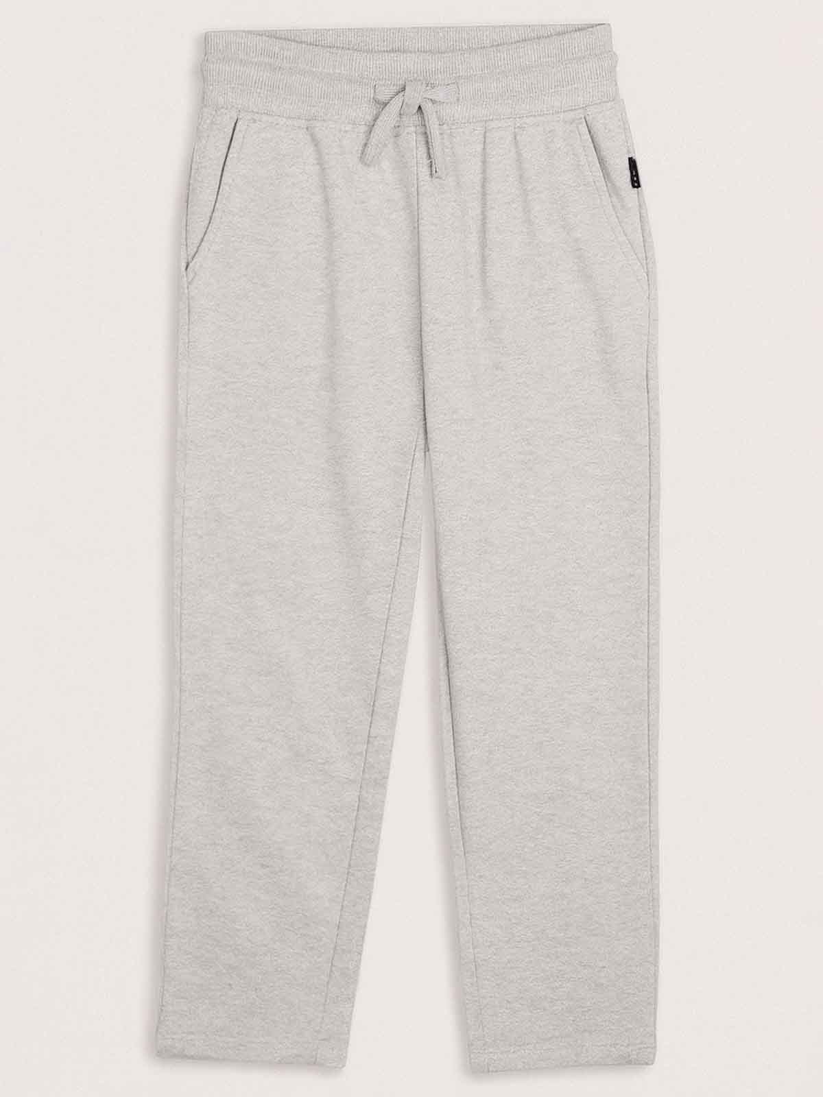 Boys Fleece Grey Track Pant