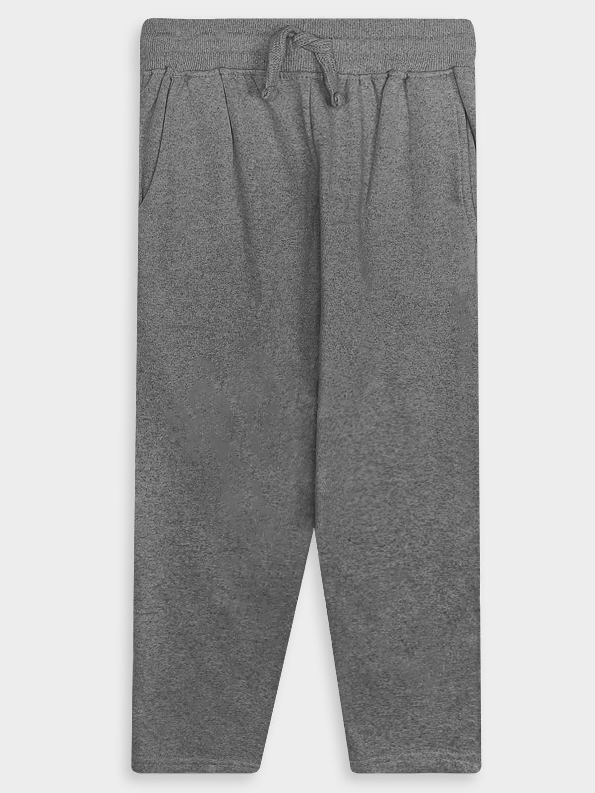 Boys Fleece Charcoal Track Pant