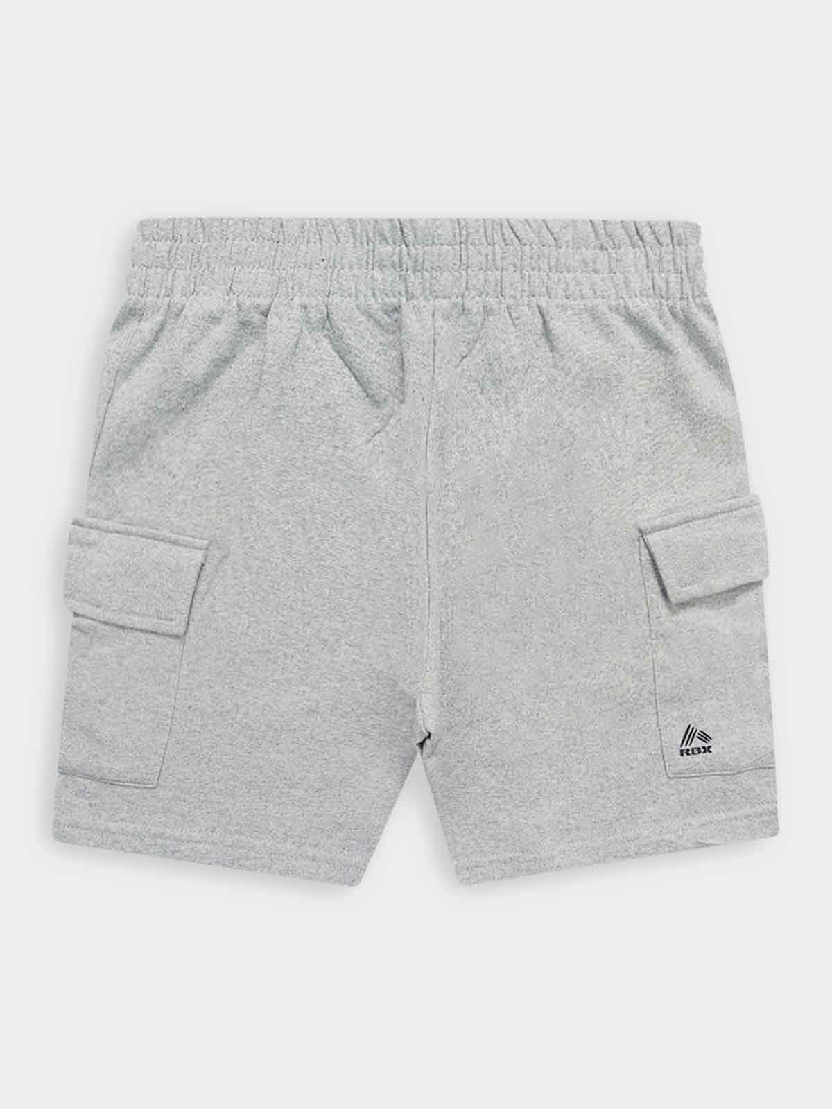 Boys Fleece Melange Cargo Shorts