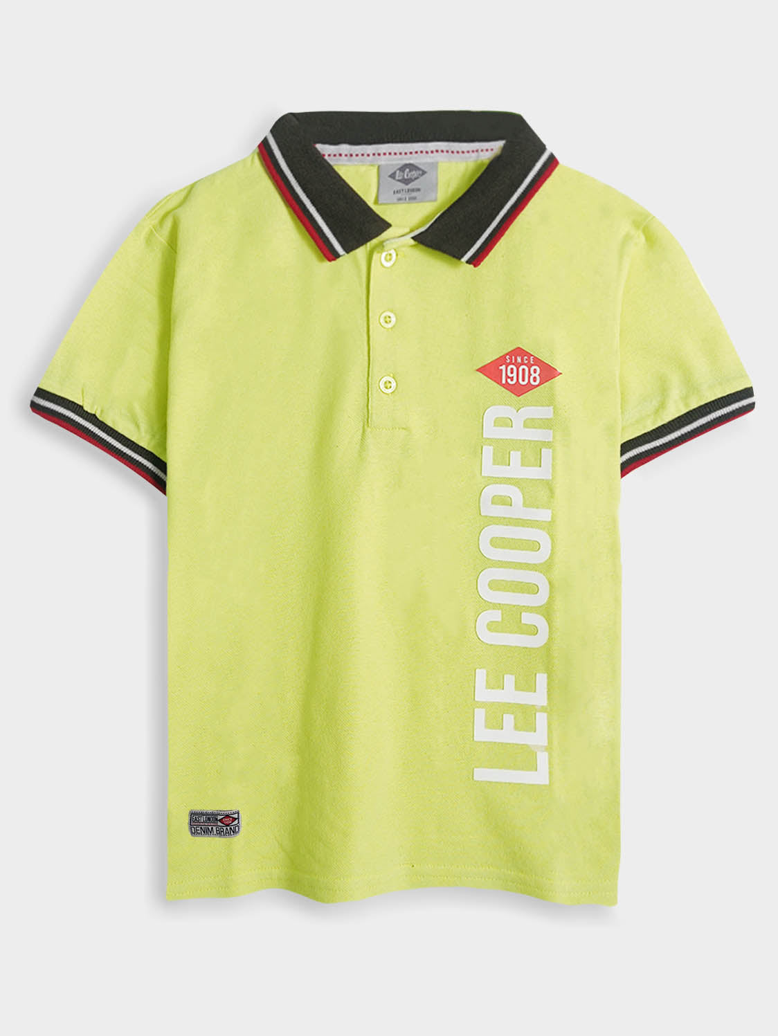 Boys Yellow Applique Polo
