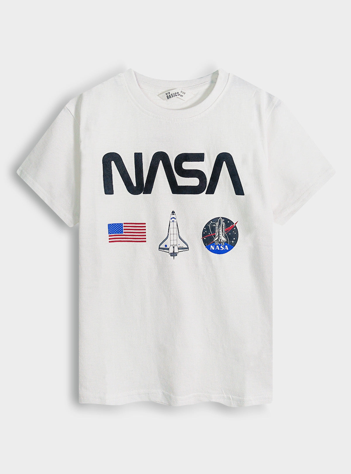 Boys Nasa Printed T-Shirt