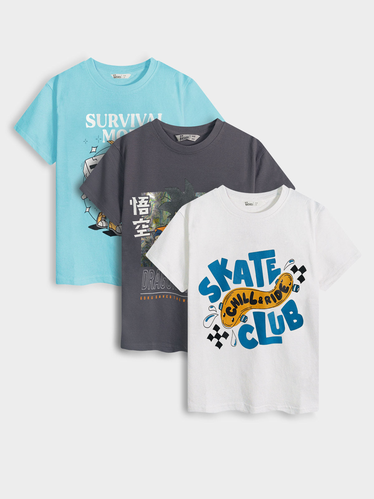 Boys Printed T-Shirts Mixed