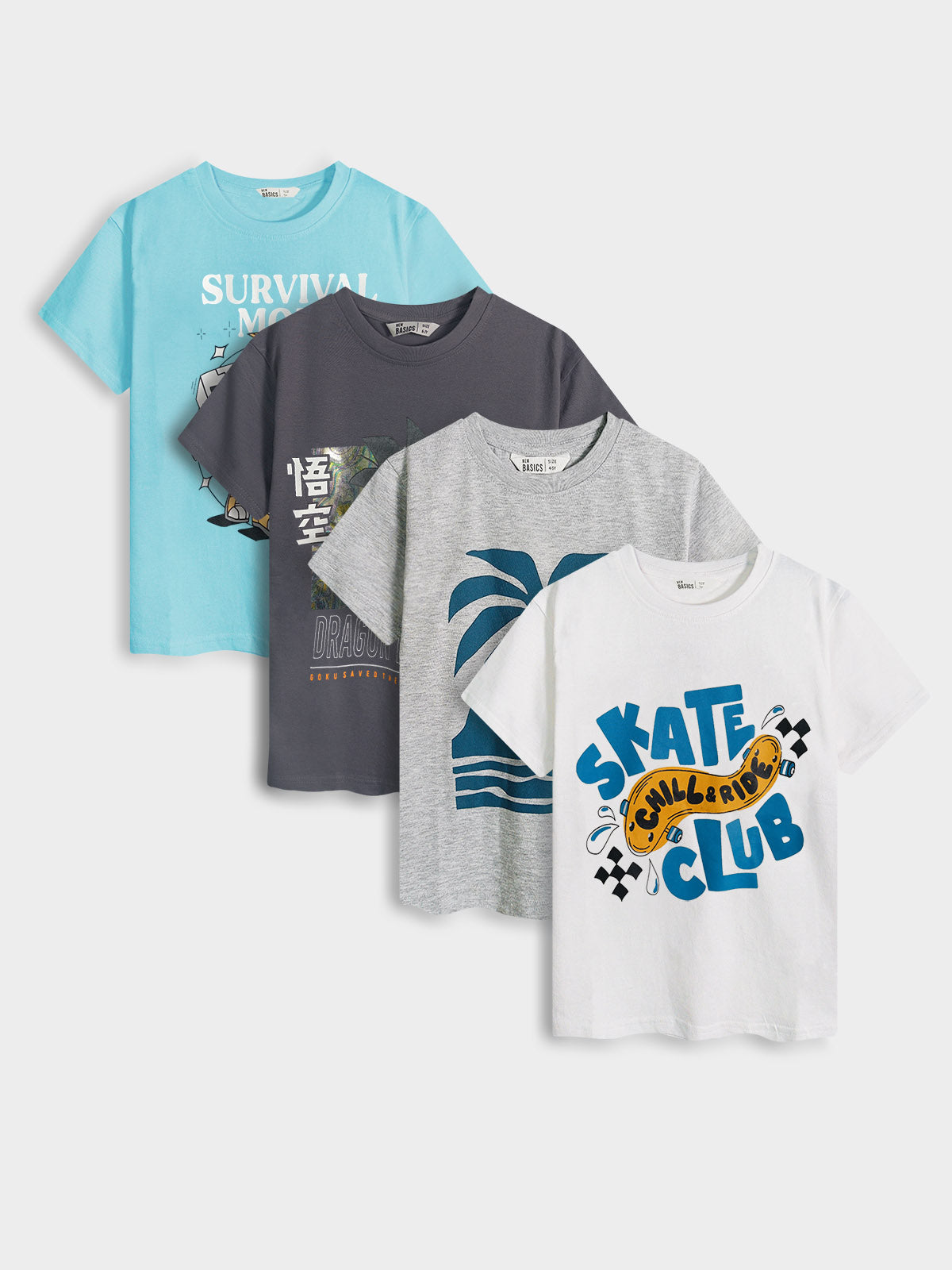 Boys Printed T-Shirts Mixed