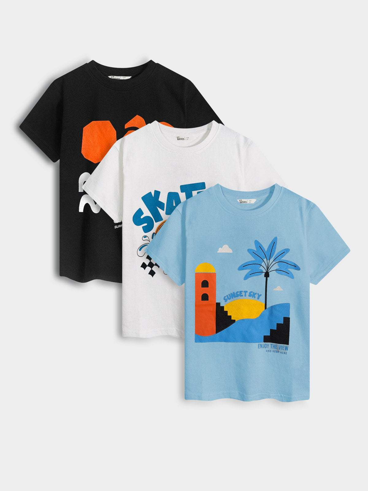 Boys Printed T-Shirts Mixed