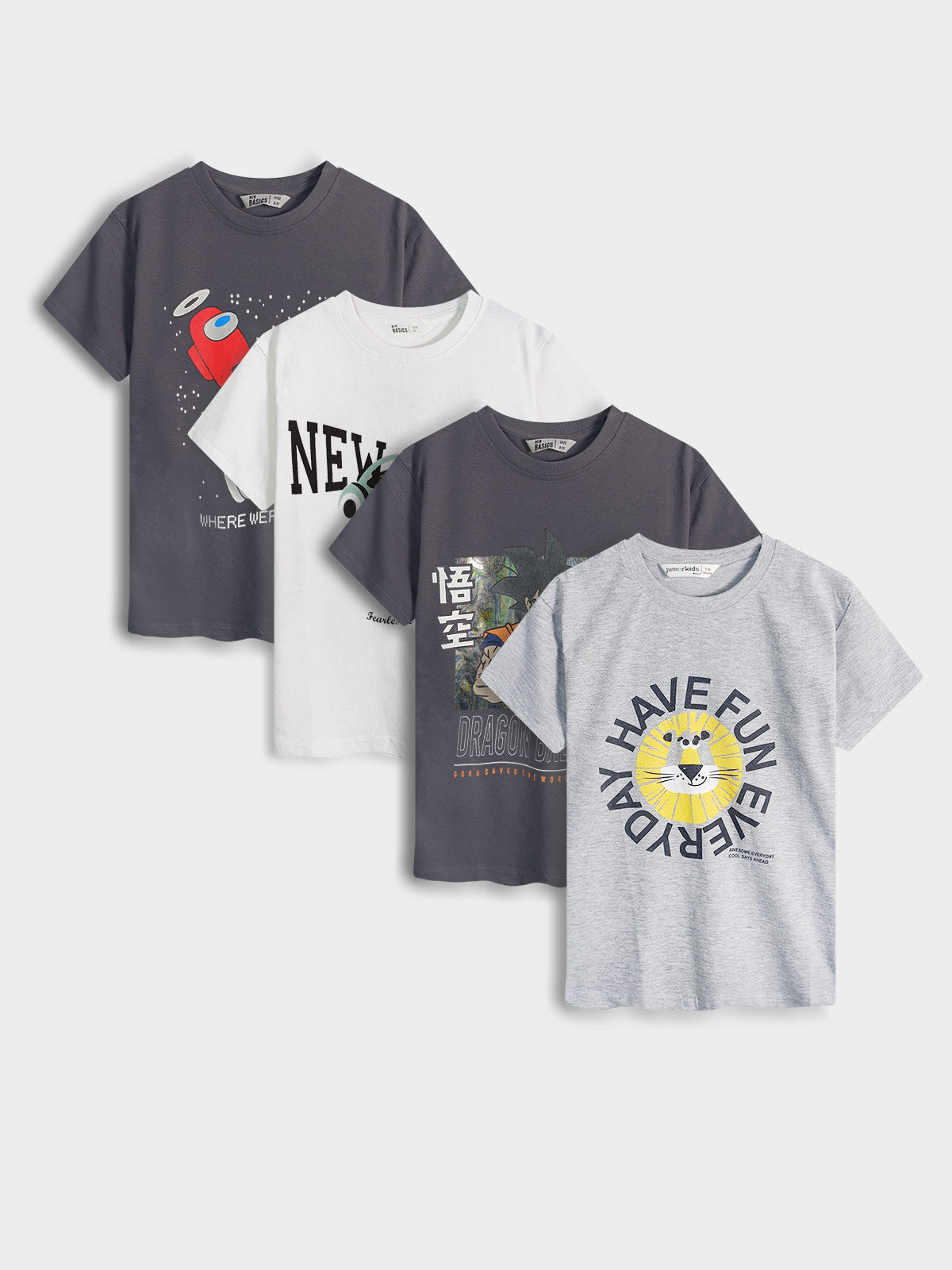 Boys Printed T-Shirts Mixed