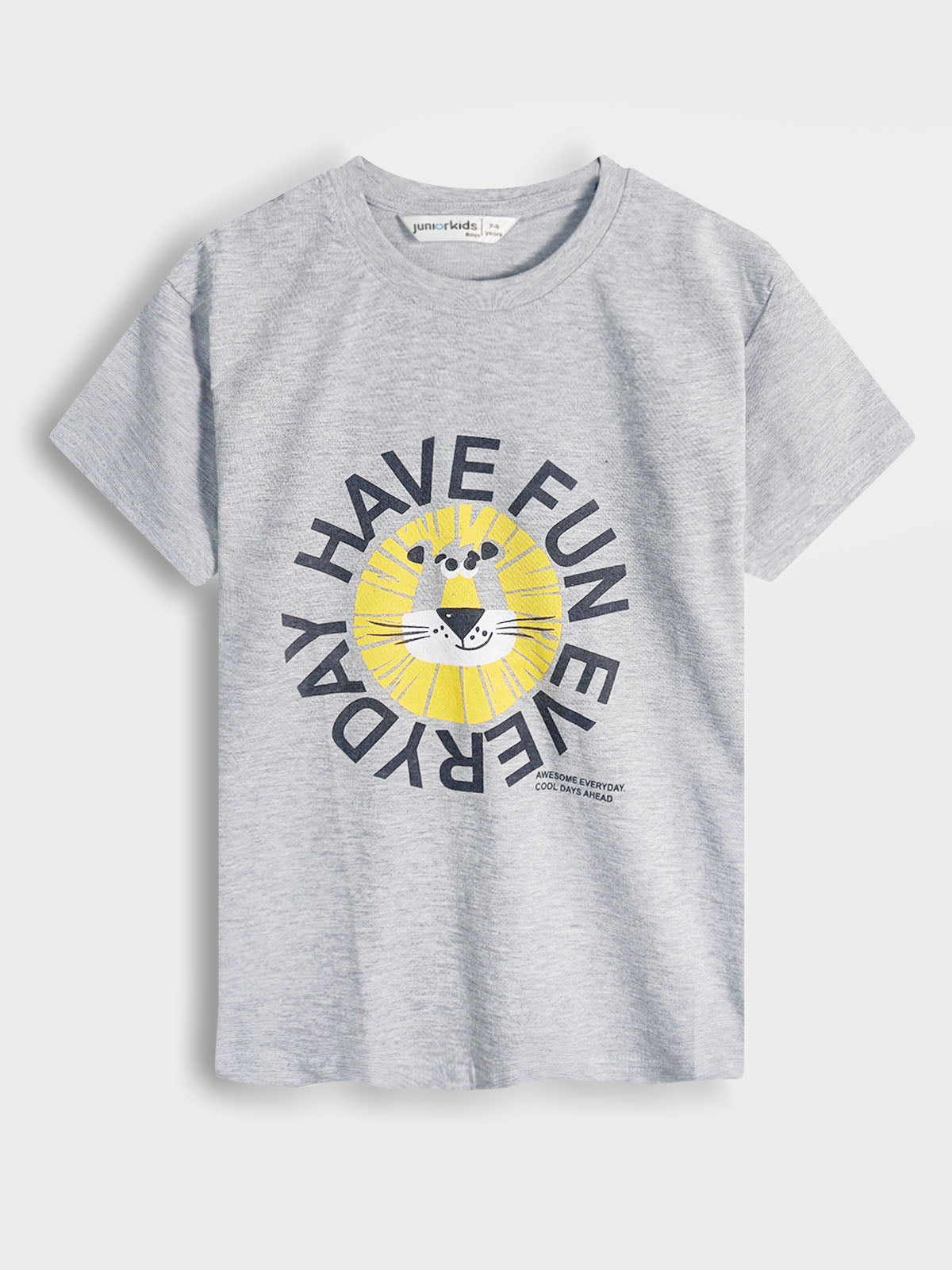 Boys Lion Printed T-Shirt