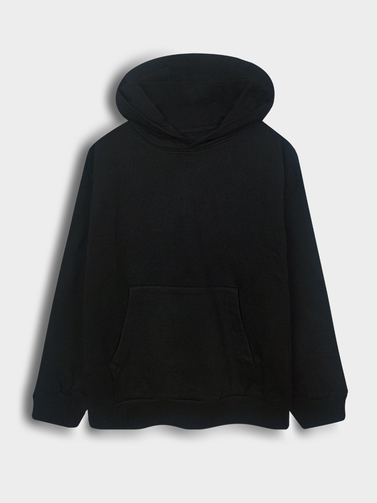 Boys Hooded Pullover Black Sweatshirt