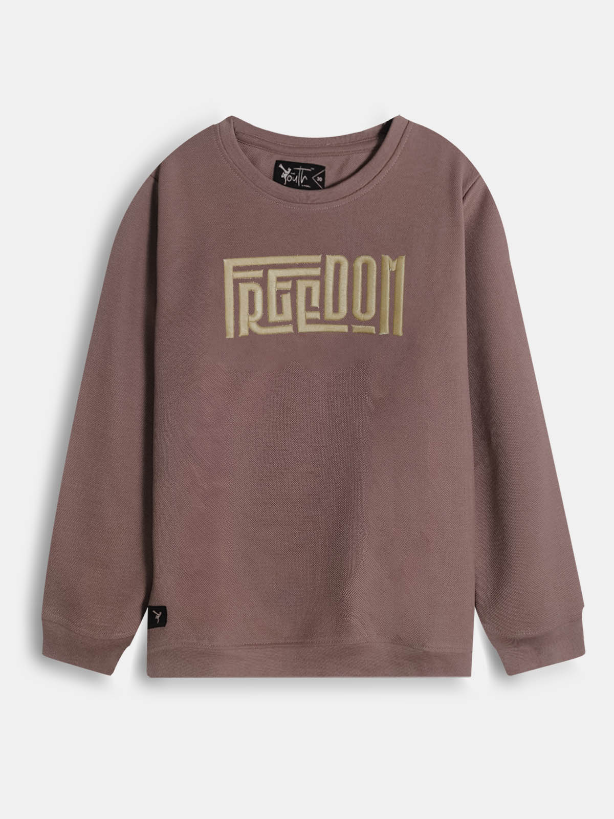Boys Interlock Brown Pullover