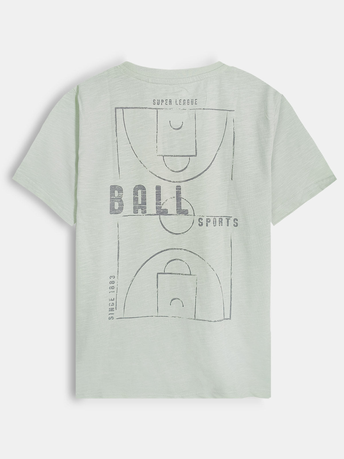 Older Boys Printed Green T-Shirt