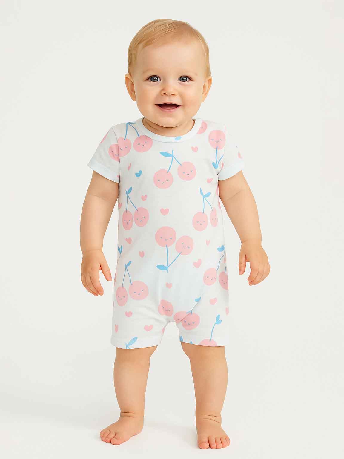 Baby Girls Printed Playsuits