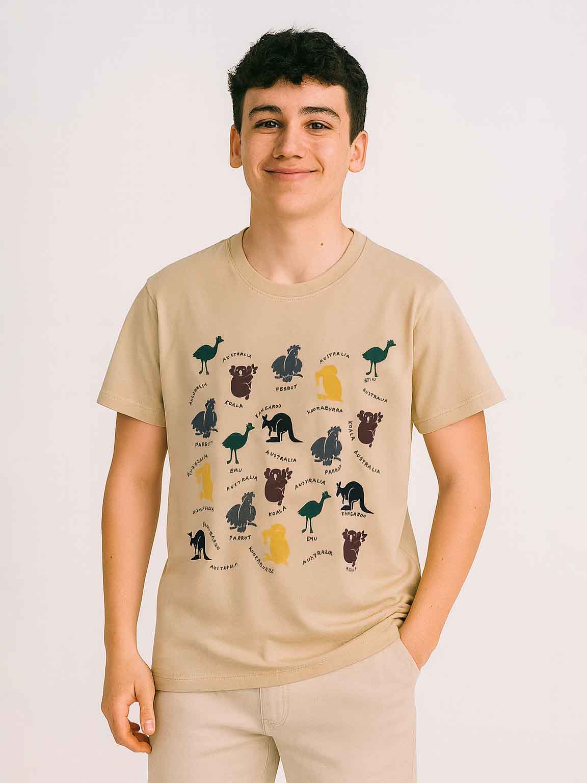 Boys Printed T Shirt