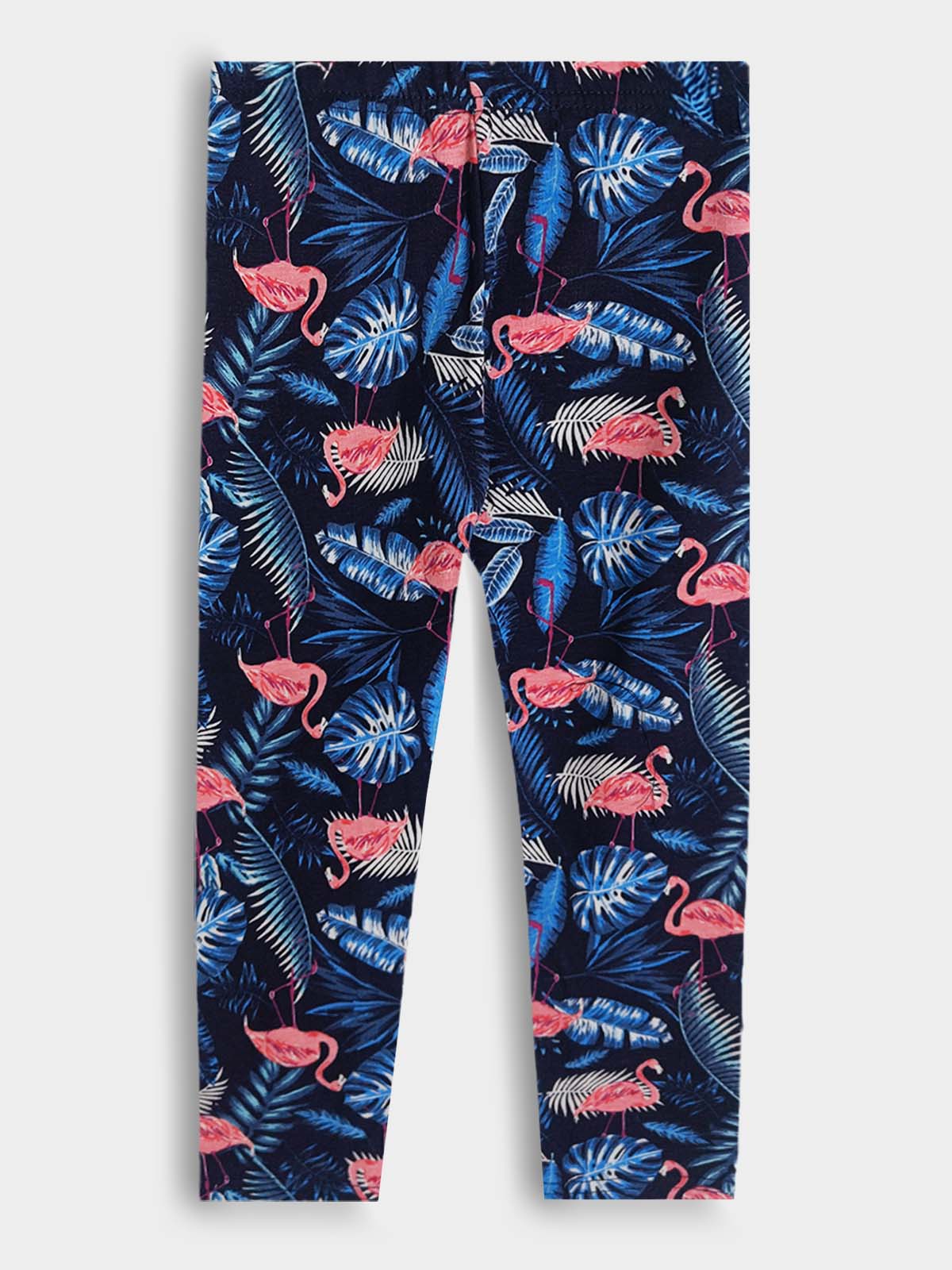 Girls Stretch Printed Leggings